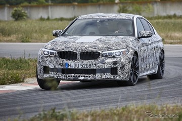 BMW M5 次期型の開発プロトタイプを公開…車載コネクトも進化 画像