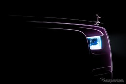 ロールスロイス ファントム 新型、間もなく登場…ヘッドライトが見えた 画像