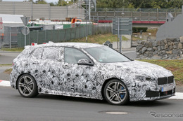 BMW 1シリーズ 次期型、最新プロトタイプを目撃…「M」には340馬力の直4ターボか 画像