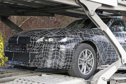 BMW初の4ドアクーペEV、『i4』市販型を激写！キドニーグリルはEV専用デザイン 画像