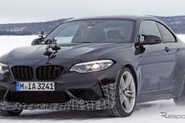 BMW M2 に最速の「CS/CSL」設定へ…雪上で実車をスクープ 画像