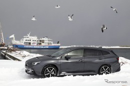 【スバル レヴォーグ 新型試乗】スバルはやっぱり雪が似合う！新型レヴォーグで走った津軽海峡・冬景色…河西啓介 画像