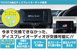 トヨタ純正ディスプレイオーディオを市販ナビに交換できる、デッキ交換キット「SLX-73R」が新発売 画像