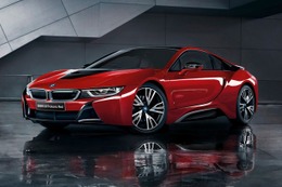 BMW i8 にレッドカラーの特別限定車、創立100周年記念モデル第7弾…2200万円 画像