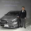 メルセデス・ベンツ日本の上野金太郎社長と新型『GLA』