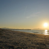 日本三大砂丘、吹上浜で夕日を眺めた。