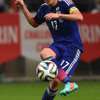 サッカー日本代表の長谷部誠 参考画像（2014年11月14日）