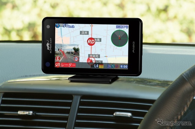 ユピテル GPS＆レーダー探知機 SUPER CAT A120