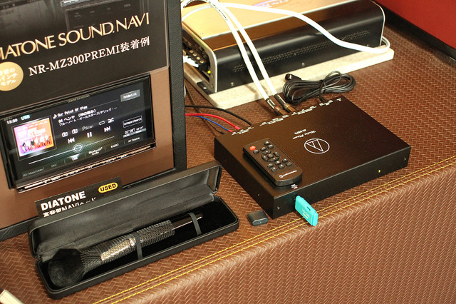 再生プレーヤーは、サウンドナビほか、オーディオテクニカ・AT-HRP5を用意。