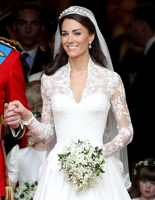 キャサリン妃のウェディングドレス-(C)Getty Images