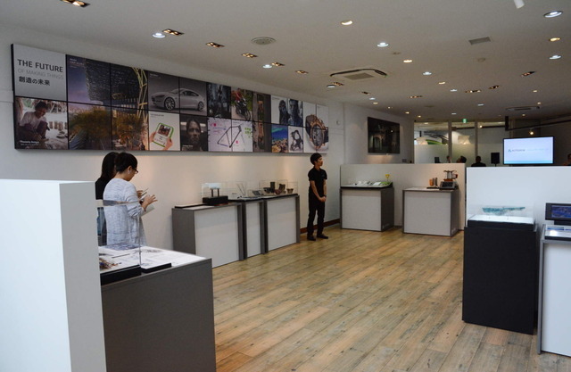 Autodesk Gallery Pop-up Tokyo展示風景