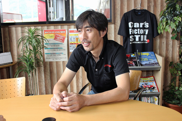 Car's Factory STIL＜カーズファクトリーシュティール＞（山形県）、代表の石岡茂樹さん。