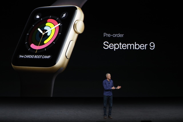 「Apple Watch Series 2」のプレゼンテーション（2016年9月7日）