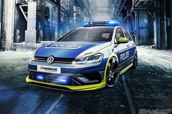 ドイツ警察に最強マシン！VW ゴルフRが400馬力のポリスカーに | Push