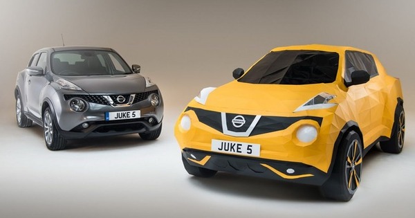 日産 ジューク デビュー5周年を祝う 実物大の折り紙モデル Push On Mycar Life 日産 ジューク デビュー5周年を祝う 実物大の折り紙モデル Push On Mycar Life