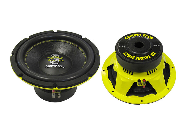 Ground Zero GZRW 30XSPL-D2 ウーファー 本体 グラウンドゼロから重低音が魅力的なコストパフォーマンス抜群のサブ