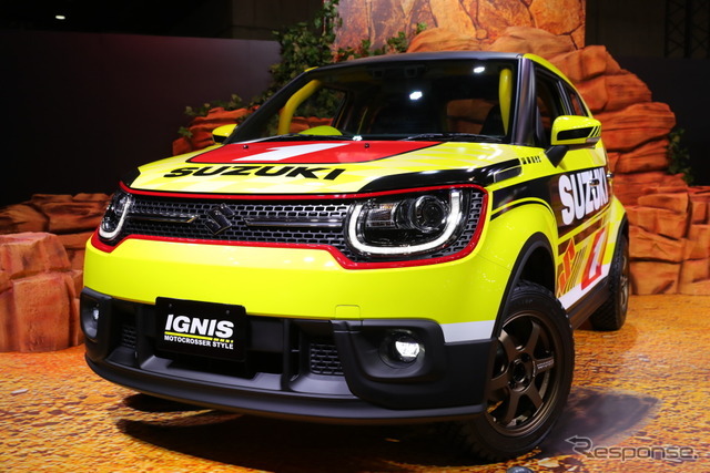東京オートサロン17 スズキ イグニス モトクロッサー スタイル 詳細画像 Push On Mycar Life 東京オートサロン17 スズキ イグニス モトクロッサー スタイル 詳細画像 Push On Mycar Life