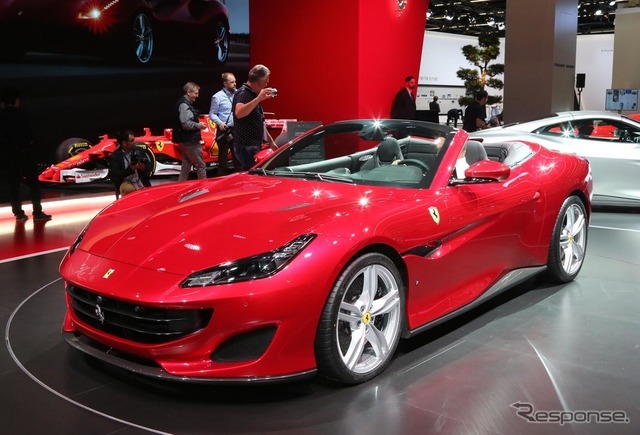 フランクフルトモーターショー17 フェラーリ ポルトフィーノ V8オープンスポーツ 詳細画像 Push On Mycar Life