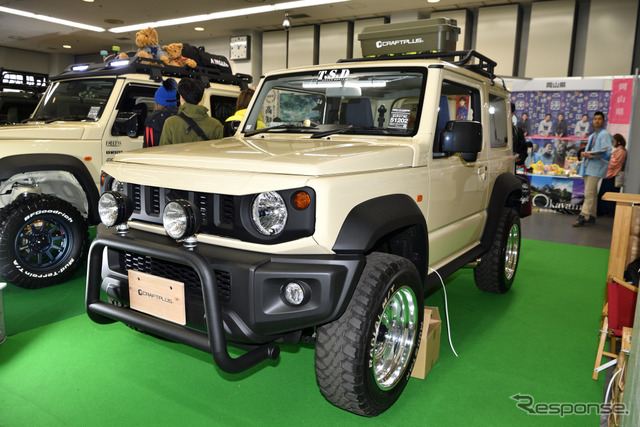 スズキ ジムニー 新型をどうカスタマイズするか 大阪オートメッセ19 詳細画像 Push On Mycar Life