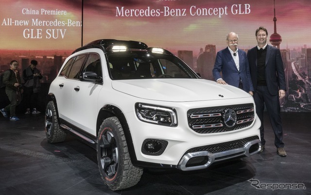 メルセデスベンツの新suv Glb 3列で7名乗車が可能 上海モーターショー19 Push On Mycar Life
