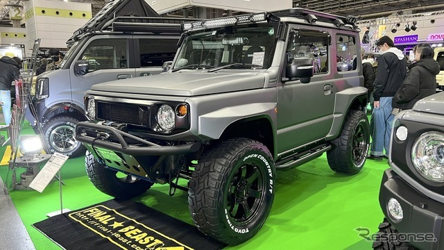 ジムニーからsuper Gt車両まで レイズホイール装着車両が18台展示 大阪オートメッセ22 Push On Mycar Life