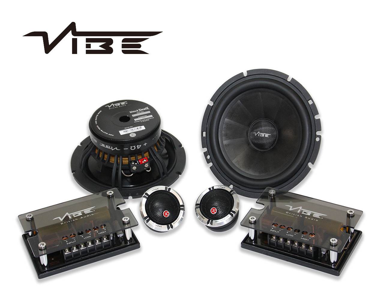 上品なスタイル VIBE audio スピーカー 2way - カーオーディオ