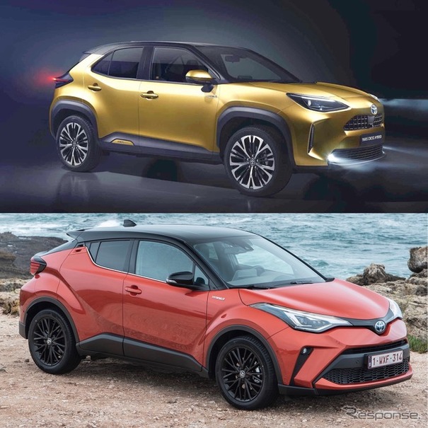 トヨタ ヤリスクロス Vs C Hr 25年の経験を注ぎ込んだ 比較画像 Push On Mycar Life