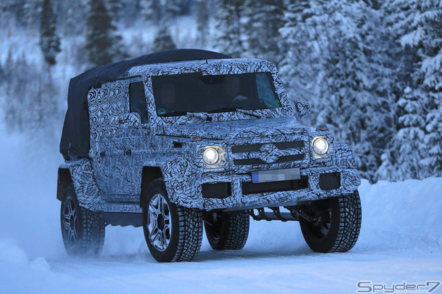 メルセデス G500 4x4スクープ写真