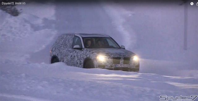 BMW X5 スクープ動画