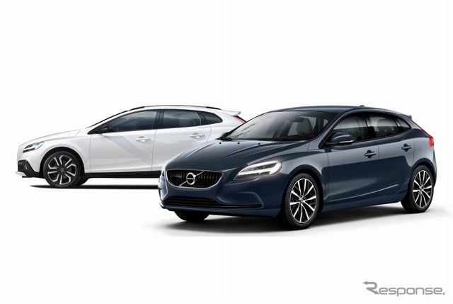 ボルボ V40 クロスカントリー D4 ダイナミックエディション（左）とV40 D4 ダイナミックエディション