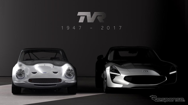 TVRの新型スポーツカー（右）