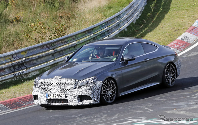 メルセデス AMG C63 クーペ スクープ写真