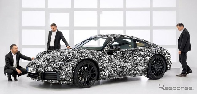 ポルシェ 911 次期型の開発プロトタイプ