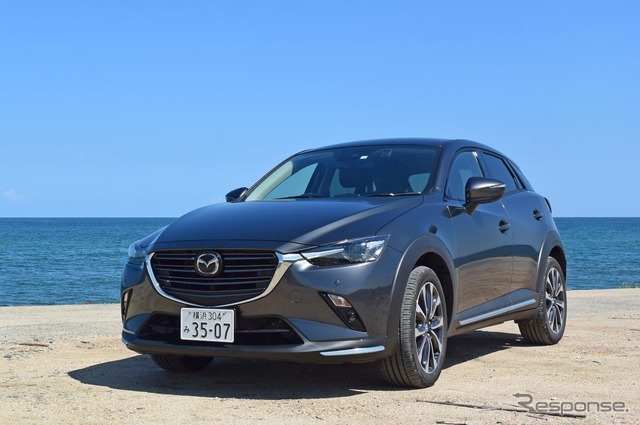 マツダ『CX-3』Lパッケージ。鳥取・琴浦にて。