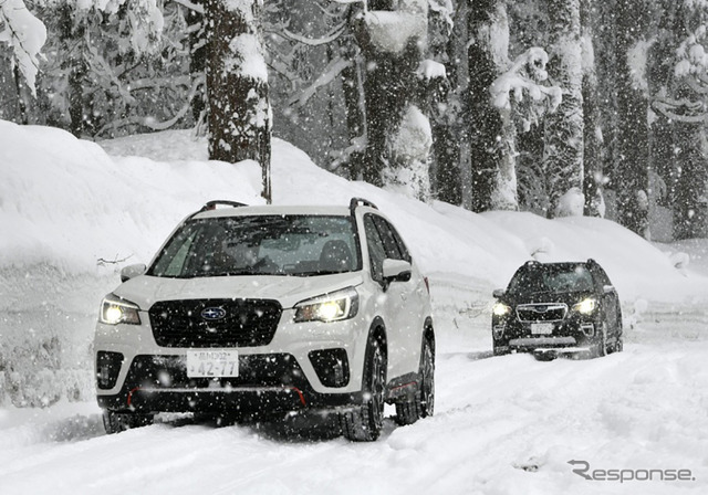 スバル フォレスター アドバンス（e-BOXER）でスバルAWDの故郷、山形を雪上ドライブ