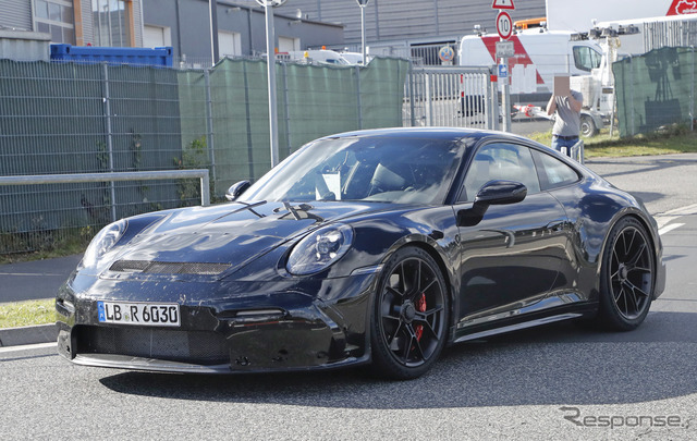 ポルシェ 911 GT3ツーリング 開発車両（スクープ写真）