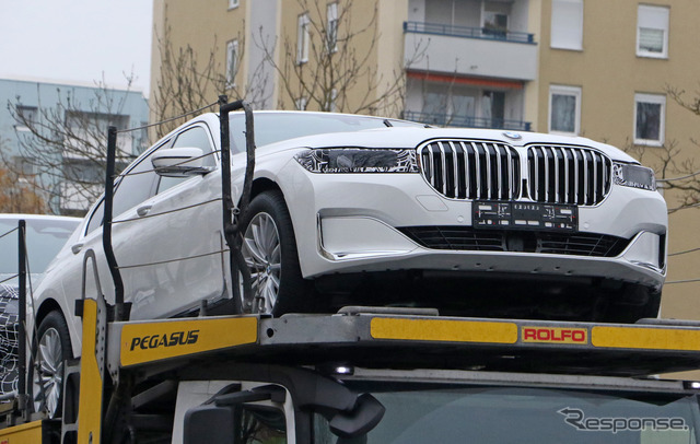 BMW 7シリーズ 新型開発車両（スクープ写真）