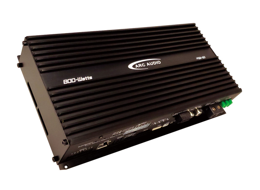 パワーアンプ内蔵DSPの一例（アークオーディオ・PS8-50）。