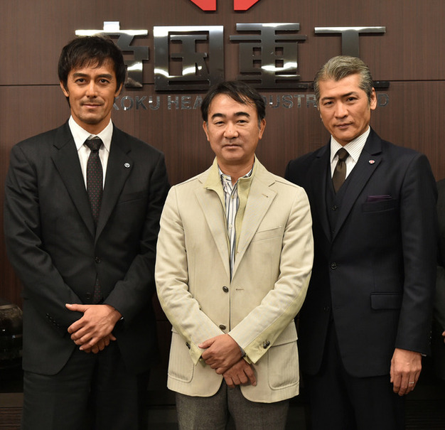 阿部寛、池井戸潤、吉川晃司「下町ロケット」 - (C) TBS