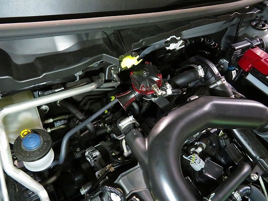 SUPER SOUND BLOW OFF VALVE BR TOYOTAライズ装着例