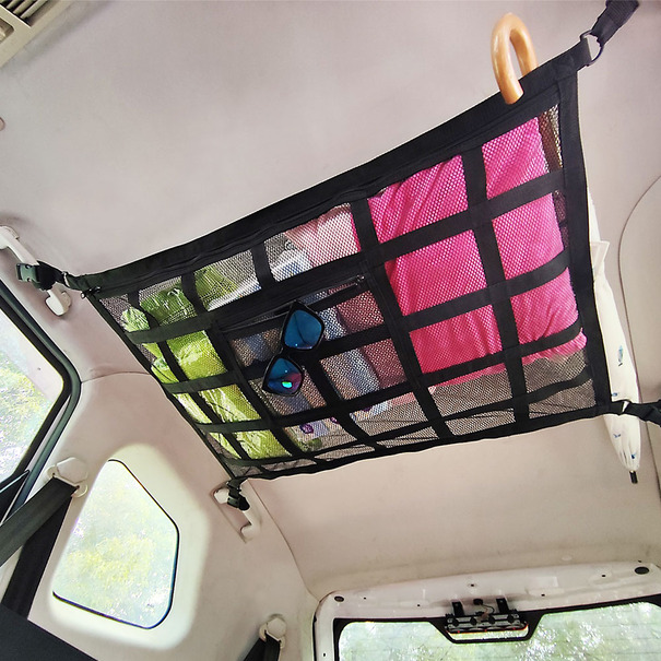 MAXWINから車内天井に荷物を収納できる強化・改良版の「カーゴネット」が新発売