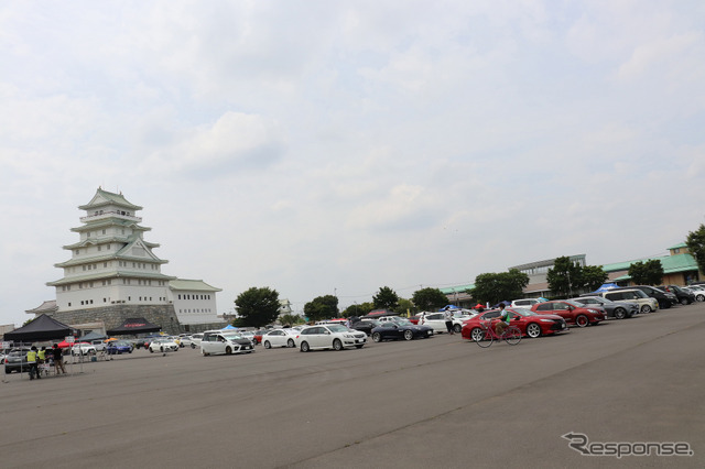 2021年に開催された『ヨーロピアンサウンド カーオーディオコンテスト 東日本大会』の会場風景。