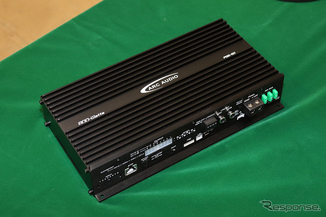 「パワーアンプ内蔵DSP」の一例（アークオーディオ・PS8-50）。
