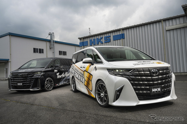 新型アルファード ヴェルファイア用 車高調整式サスペンション「HKS HIPERMAX S」
