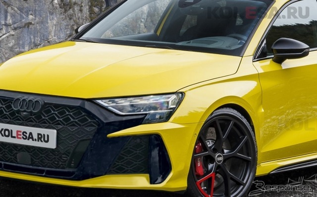 アウディ RS 3 セダン 改良新型（予想CG）