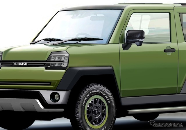 ダイハツ ラガー 後継モデルの予想CG