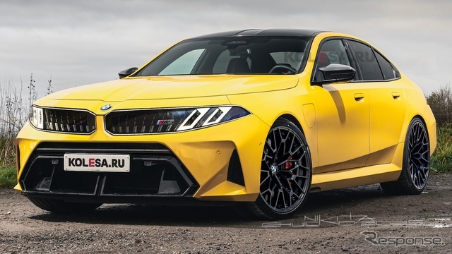 BMW M5セダン 改良新型の予想CG