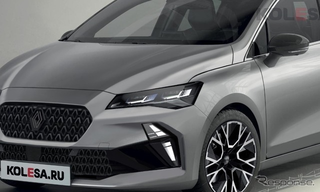 ルノー ルーテシア 次期型の予想CG