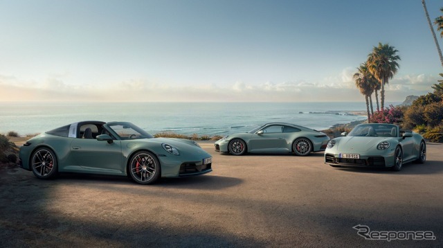 ポルシェ911の4WDモデル「タルガ4S」「カレラ4S」「カレラ4Sカブリオレ」