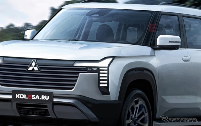 三菱 パジェロスポーツ 次期型の予想CG